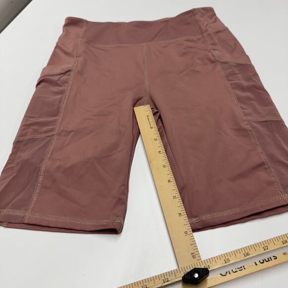 La Kottee Short Womens Large Pink Biker Athletic Side Pocket - Picture 7 of 7
